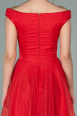 Midi Red Prom Gown ABK1316