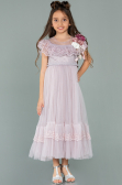 Long Lavender Girl Dress ABU2153