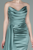 Turquoise Mermaid Evening Dress ABU361