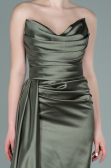 Oil Green Mermaid Evening Dress ABU361
