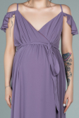 Long Lavender Pregnancy Evening Dress ABU756