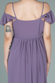 Long Lavender Pregnancy Evening Dress ABU756