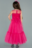 Long Fuchsia Girl Dress ABU2291