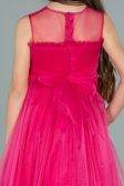Long Fuchsia Girl Dress ABU2291