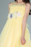 Long Yellow Girl Dress ABU2291