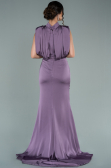 Lavender Long Satin Evening Dress ABU2133