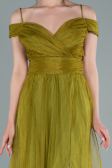 Long Pistachio Green Evening Dress ABU2336