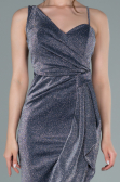 Navy Blue Long Evening Dress ABU2227