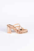 Rose Mirror Evening Heeled Slippers AB1074