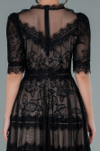 Midi Black Dantelle Night Dress ABK1388