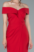 Midi Red Invitation Dress ABK1393