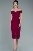 Midi Plum Invitation Dress ABK1393