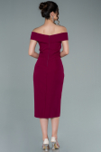 Midi Plum Invitation Dress ABK1393