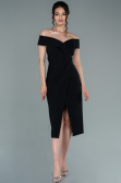 Midi Black Invitation Dress ABK1393