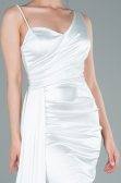 Long White Prom Gown ABU2373