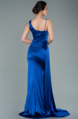 Long Sax Blue Prom Gown ABU2373