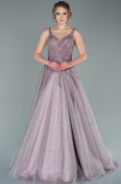 Long Rose Colored Haute Couture ABU2377