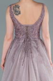Long Rose Colored Haute Couture ABU2377