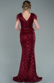 Long Burgundy Evening Dress ABU881