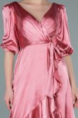 Midi Onion Skin Satin Invitation Dress ABK1409