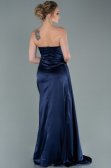 Navy Blue Mermaid Evening Dress ABU370