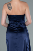 Navy Blue Mermaid Evening Dress ABU370