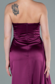 Plum Mermaid Evening Dress ABU370