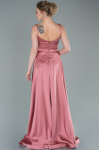 Onion Skin Long Satin Evening Dress ABU1601