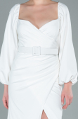 Long White Mermaid Evening Dress ABU2280