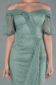 Long Turquoise Dantelle Evening Dress ABU2427
