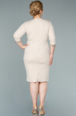 Gold Short Plus Size Evening Dress ABK1325