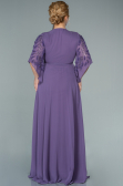 Lila Long Chiffon Plus Size Evening Dress ABU2071
