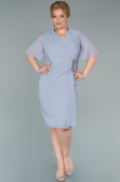 Grey Short Chiffon Evening Dress ABK1294