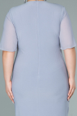 Grey Short Chiffon Evening Dress ABK1294