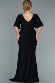 Long Black Plus Size Evening Dress ABU2441
