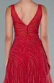Red Long Evening Dress ABU2418