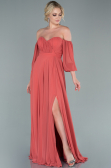 Long Onion Skin Chiffon Prom Gown ABU2457