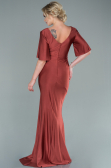 Long Light Brown Evening Dress ABU2443