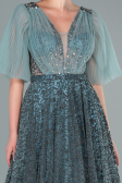 Long Turquoise Evening Dress ABU2472