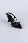 Fuchsia Satin Evening Shoe AB1084