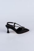 Fuchsia Satin Evening Shoe AB1084