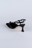 Fuchsia Satin Evening Shoe AB1084