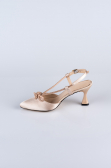 Mink Satin Evening Shoe AB1084