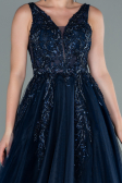 Long Navy Blue Evening Dress ABU2107