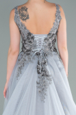 Long Grey Haute Couture ABU2091