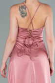 Onion Skin Long Satin Evening Dress ABU1843