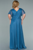 Long Indigo Plus Size Evening Dress ABU2498