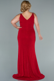 Long Red Plus Size Evening Dress ABU2502