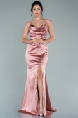 Long Onion Skin Satin Prom Gown ABU1938
