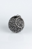 Black-Silver Scaly Evening Bag SH803